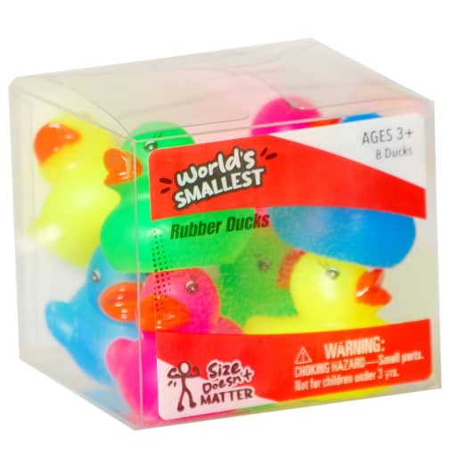 World's Smallest Rubber Ducks