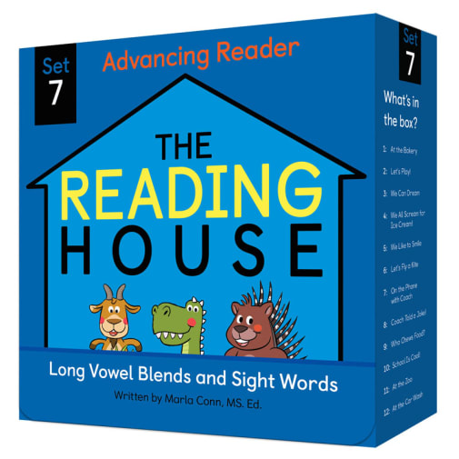Reading House Set 7: Long Vowel Blends and Sight Words