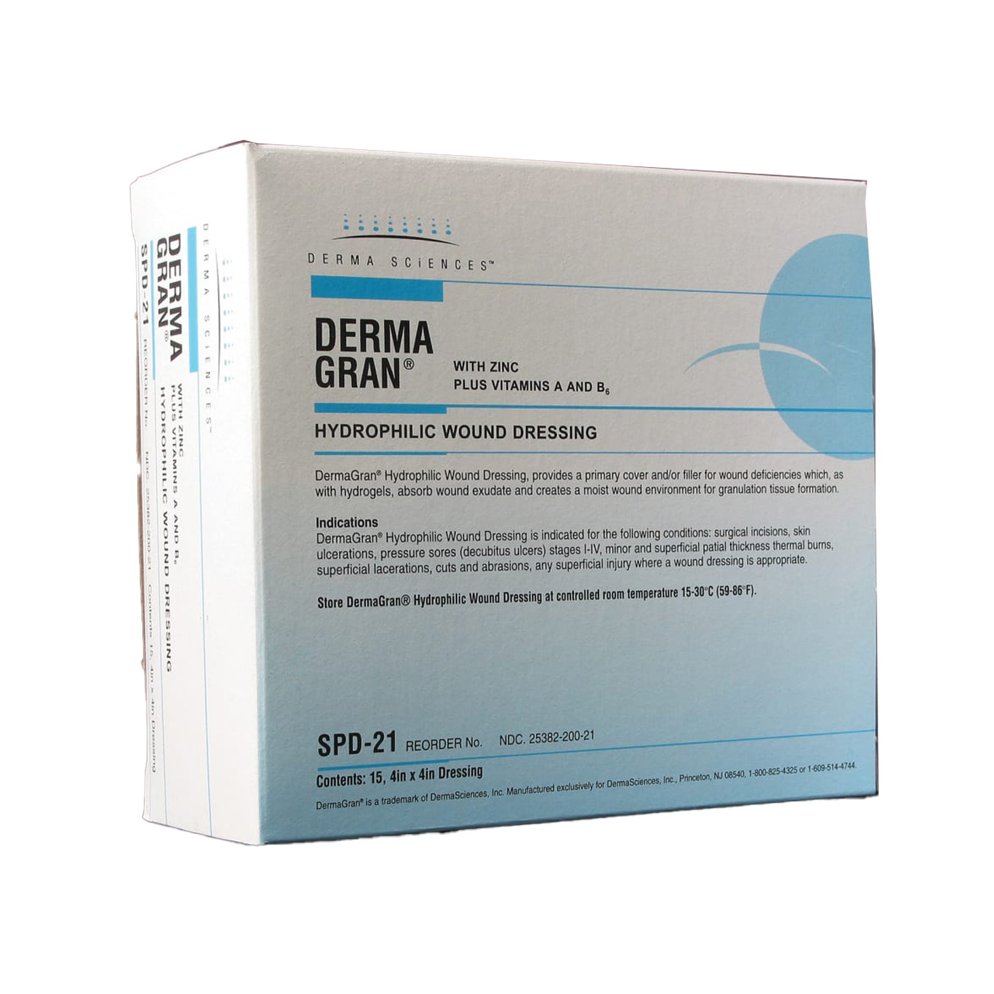 Dermagran B Zinc Impregnated Dressing, 4 x 4 Inch MK 495506