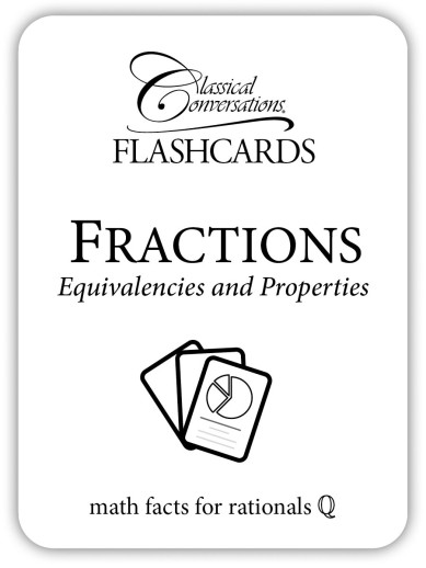 Math Flashcards Set 4: Fractions - Equivalencies and Properties