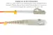 LC to SC Multimode Duplex 50/125 OM2 UPC Fiber Patch Cable, 1 Meter