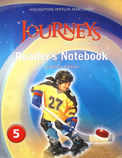 Journeys Common Core Reader's Notebook Teacher's Edition Grade 5 (Houghton Mifflin Harcourt)