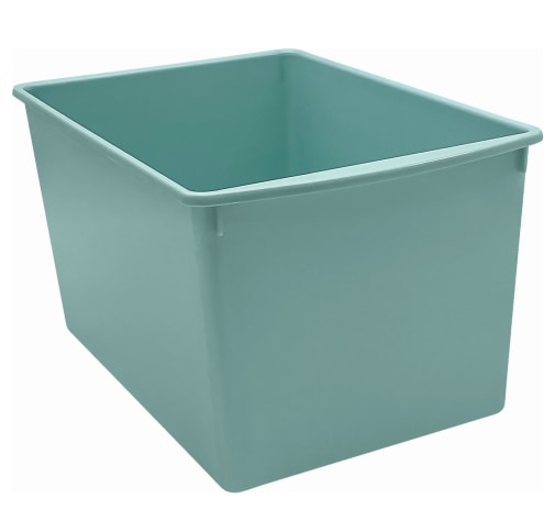 Calming Blue Plastic Multi-Purpose Bin