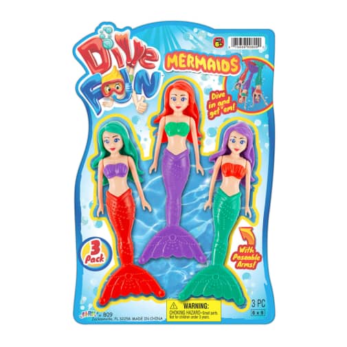 Dive Fun Mermaids (3pk)