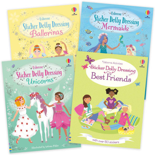 Sticker Dolly Dressing Activity Pack - Ballerinas, Best Friends, Mermaids