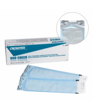 Duo-Check Sterilization Pouch, 2-3/4 x 9 Inch MK 977708