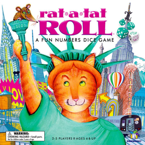 Rat-A-Tat Roll: A Fun Numbers Dice Game | Gamewright