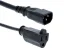 AC Power Cord, 5-15R to C14, 18 AWG, 1ft