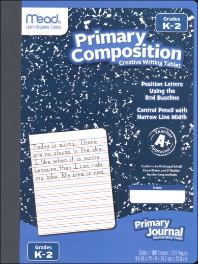 Mead Primary Composition Book Grade K-2 (100 count)