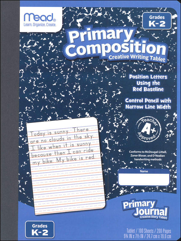 Mead Primary Composition Book Grade K-2 (100 count)