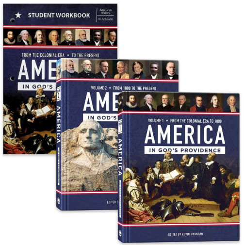America in God's Providence Set (Textbooks and Student Workbook)