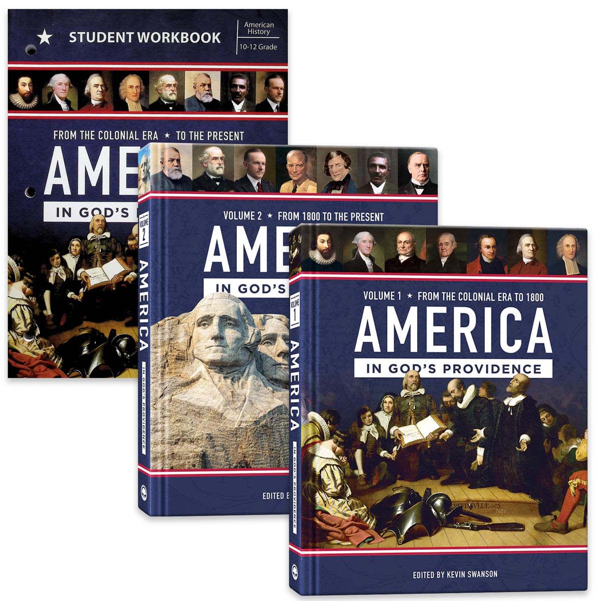 America in God's Providence Set (Textbooks and Student Workbook)