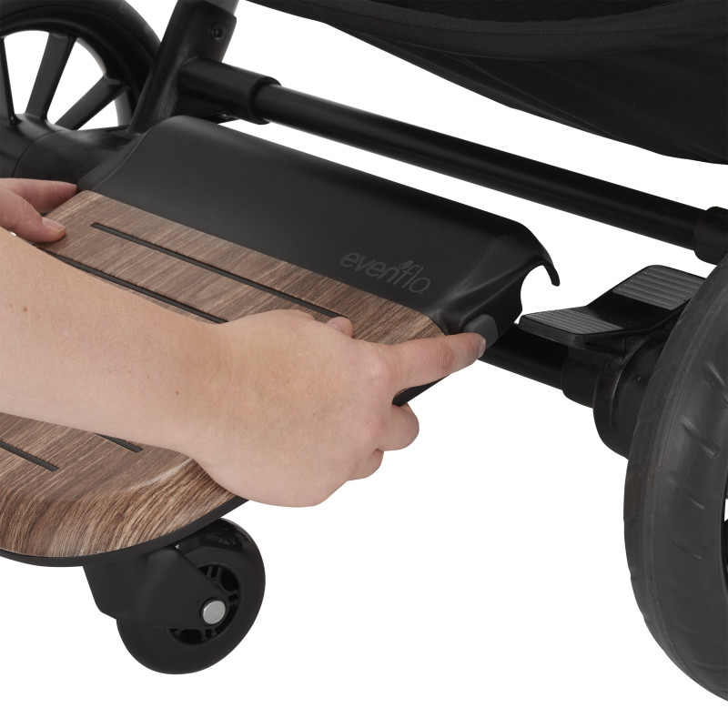 evenflo pivot xpand stroller rider board