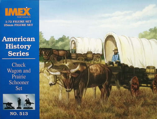 Chuck Wagon & Prairie Schooner 1/72 Scale