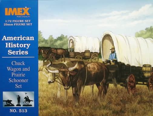Chuck Wagon & Prairie Schooner 1/72 Scale