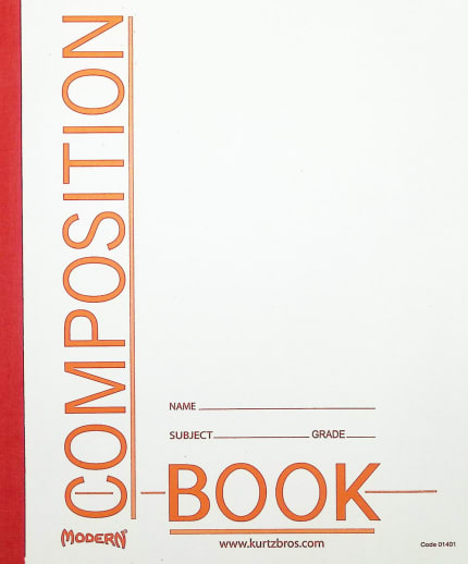 Modern Sewn Composition Book 8 1/2" x 7" - 60 Pages