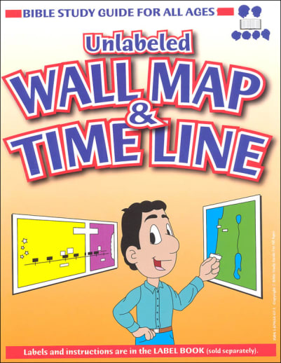Bible Study Guide for All Ages Wall Map / Timeline