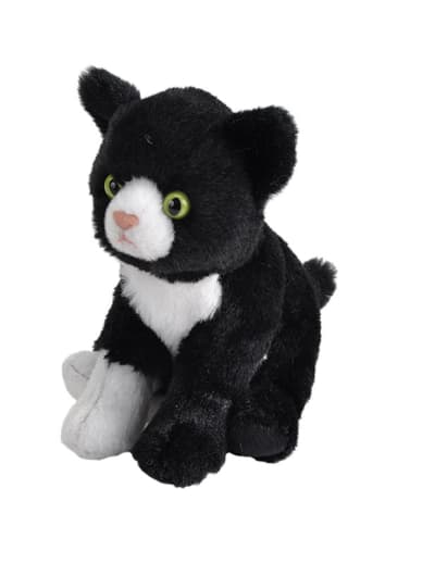 Pocketkins-Eco Tuxedo Cat 5" Plush
