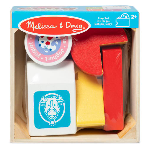 Melissa & Doug Wooden Food Groups Play Set - Dairy