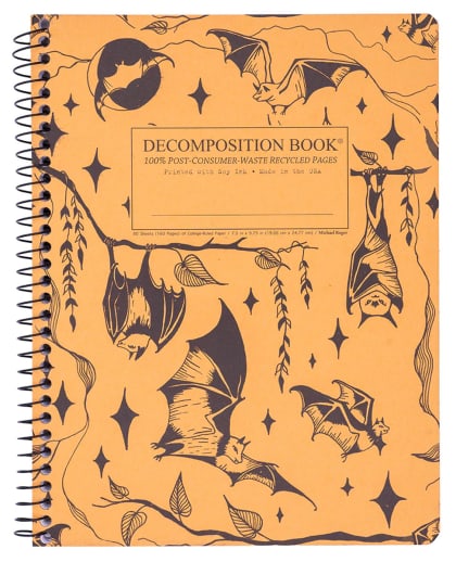 Bats Decomposition Book College Ruled (7.5" x 9.75")