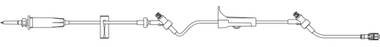 Primary IV Administration Set Caresite Gravity 2 Ports 15 Drops / mL Drip Rate Without Filter 104 Inch Tubing Solution Without Flow Regulator MK 850388