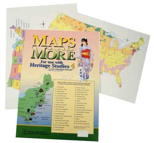 BJU Press Heritage Studies 4 Maps and More 2nd Edition