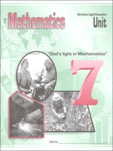 Christian Light Math LightUnit 706 Sunrise Edition