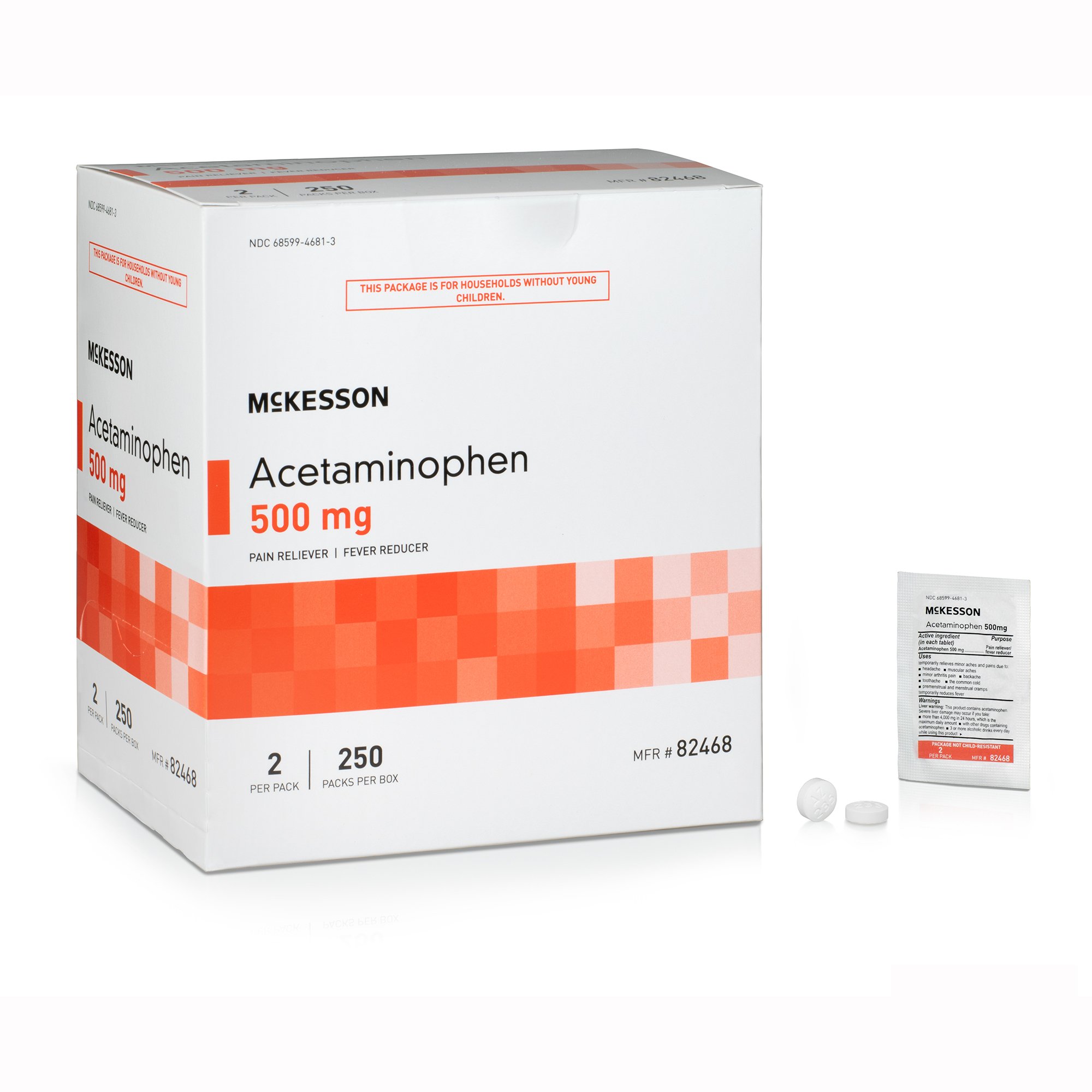 McKesson Acetaminophen Pain Relief MK 1111740