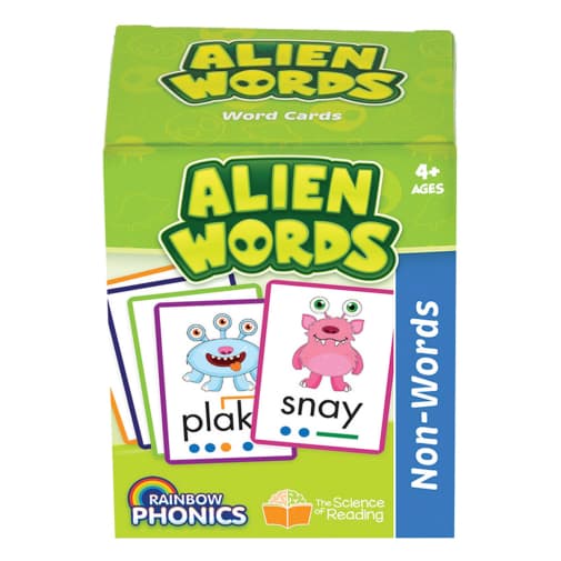 Alien Words Cards: Non-Words Cards (Rainbow Phonics)