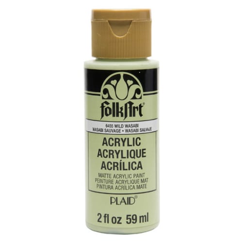 Folkart Color Acrylic Paint Wild Wasabi - 2 oz