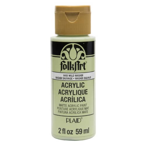 Folkart Color Acrylic Paint Wild Wasabi - 2 oz