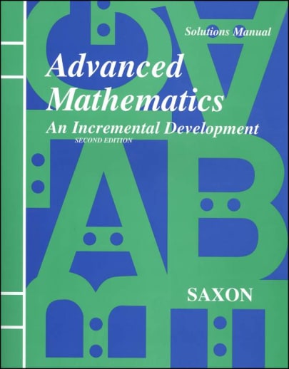 Saxon Advanced Math 2nd Edition Solution Manual