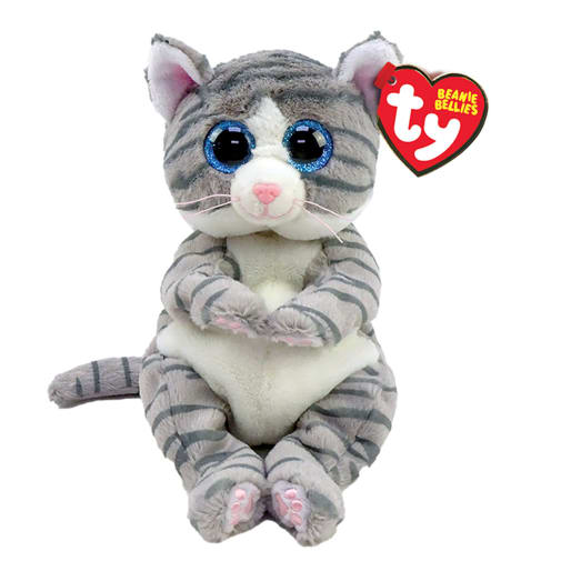 Mitzi Grey Tabby Cat Beanie Bellie 8"
