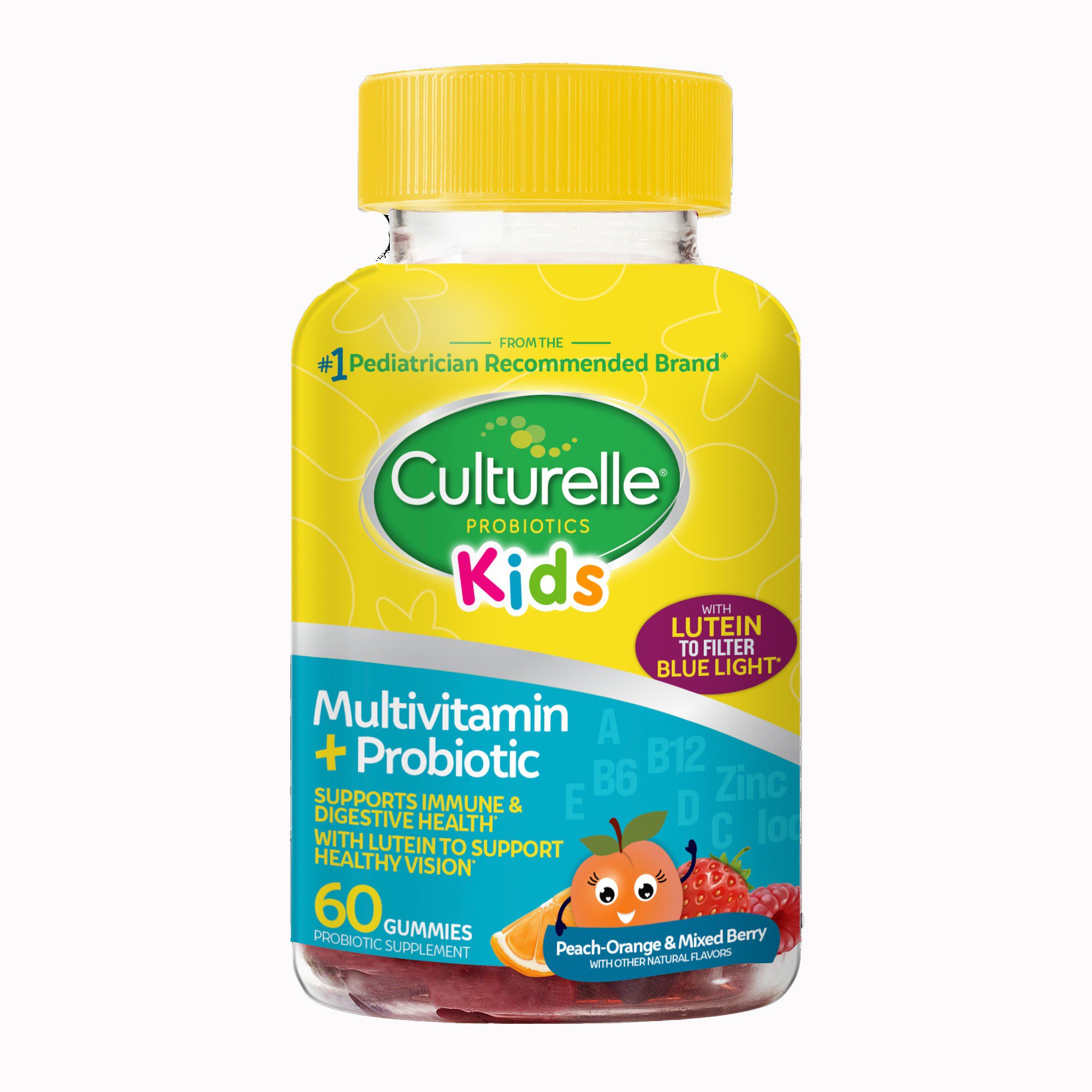 Culturelle Kids Multivitamin + Probiotic Gummies with Lutein MK 1268954