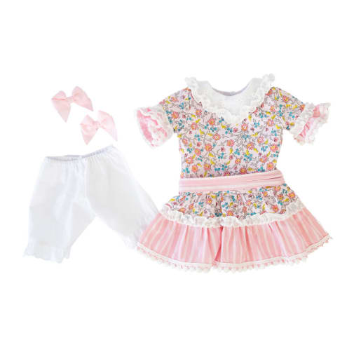 Prairie Pink Floral Dress