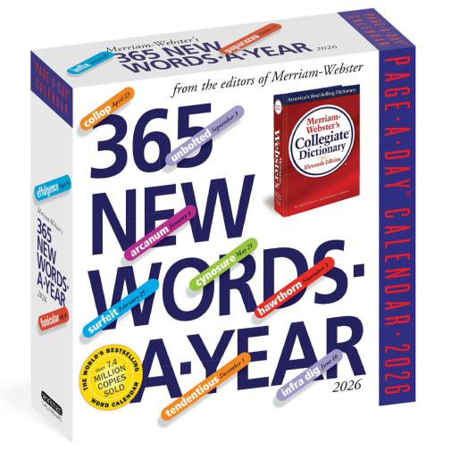 365 New Words-A-Year Page-A-Day 2026 Calendar