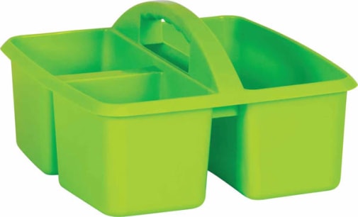 Lime Plastic Storage Caddies