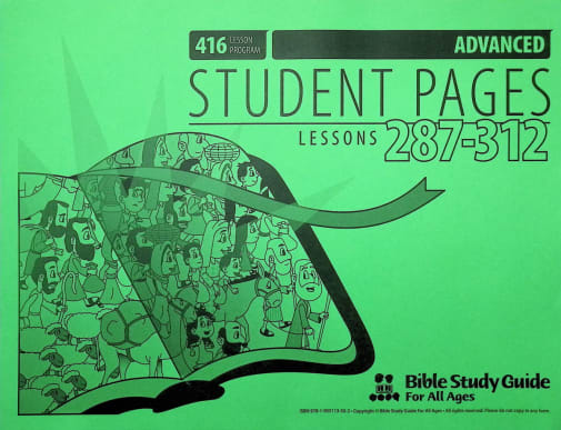 Advanced Student Pages for Lessons 287-312