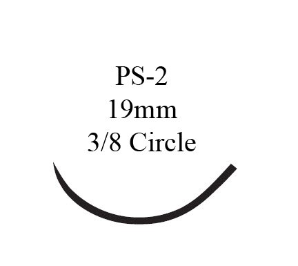 Coated Vicryl Suture with Needle MK 101738