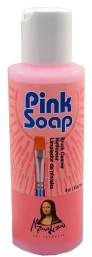Pink Soap Brush Cleaner - 4 oz.