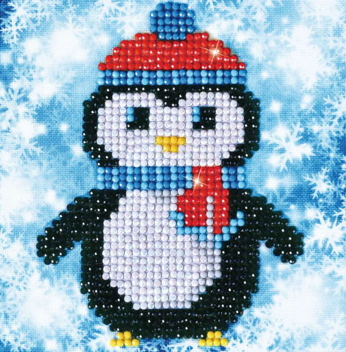 Christmas Penguin Diamond Dotz Kit (Beginner)