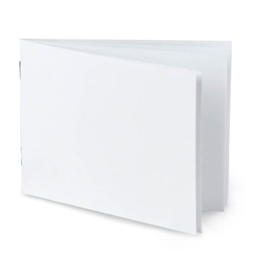 White Blank Books (4.25" x 5.5") Horizontal package of 20