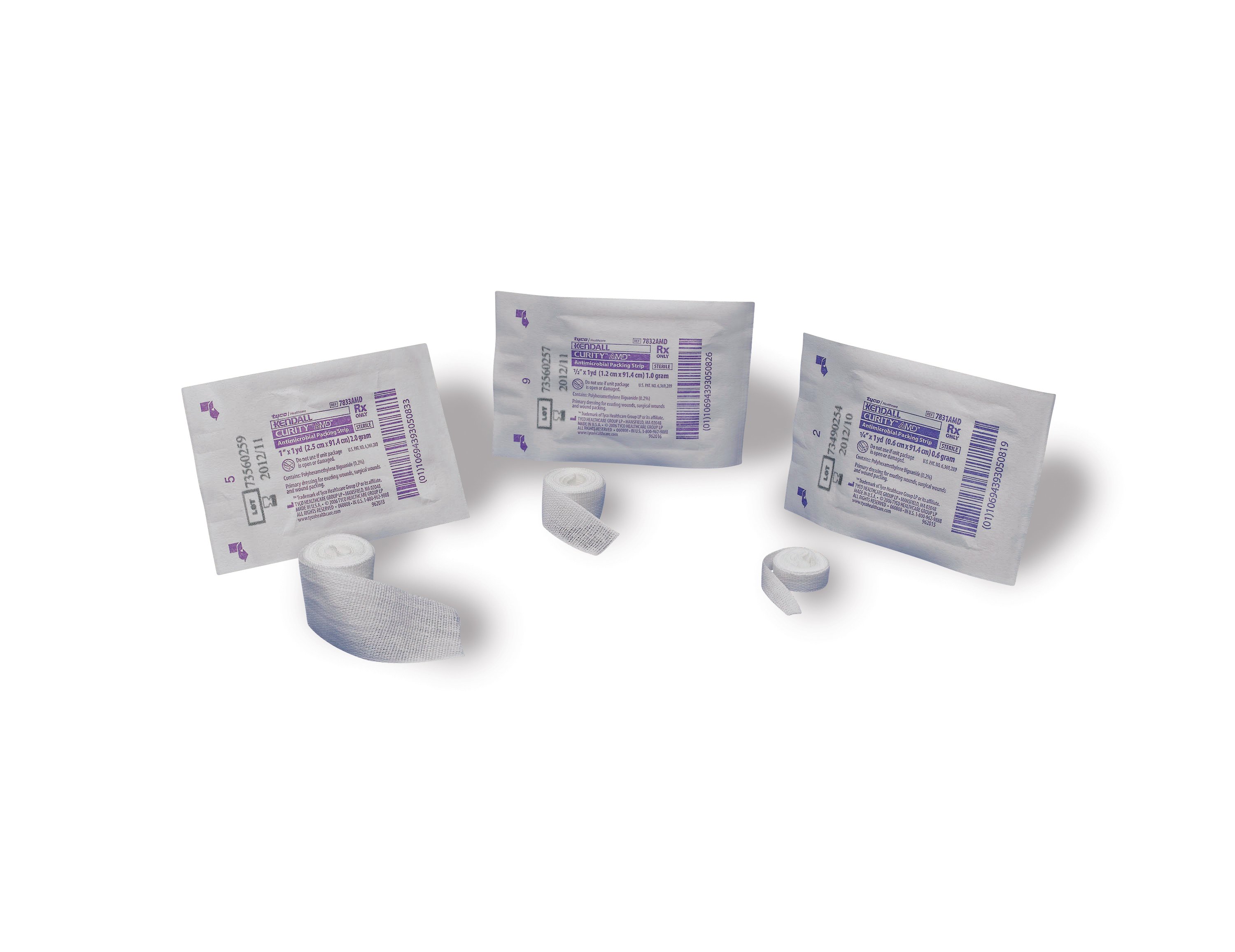 Curity AMD PHMB Wound Packing Strip, 1 Inch x 1 Yard MK 537778
