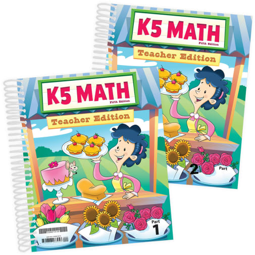 BJU Press Math K5 Teacher's Edition 5th Edition