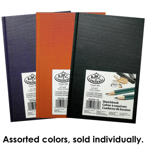 Sketchbook 5.5" x 8.5" - single assorted color