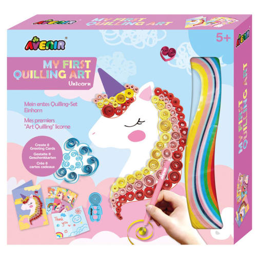 My First Quilling Art: Unicorn