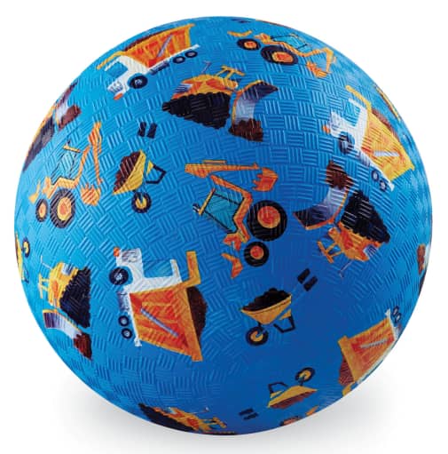 Crocodile Creek Construction Playground Ball - 7 inch