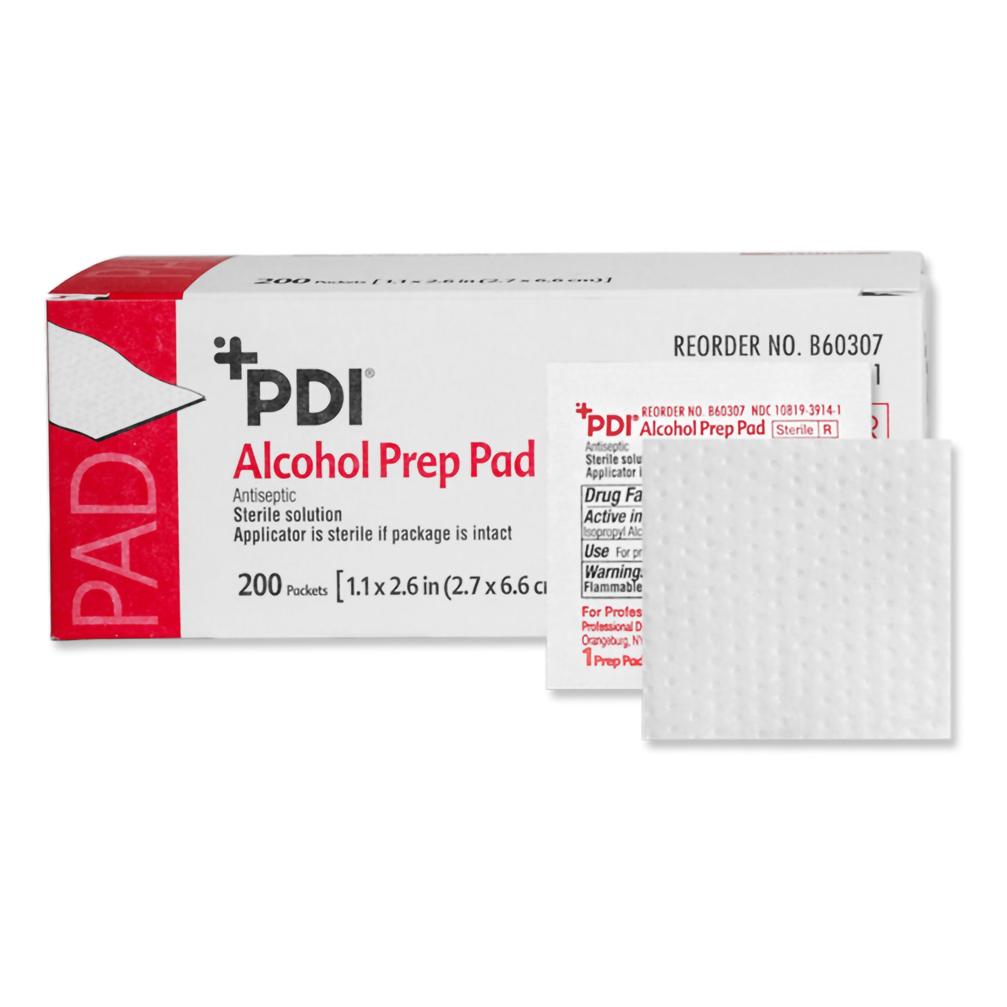 PDI Alcohol Prep Pad, 2 x 2 Inch MK 173778