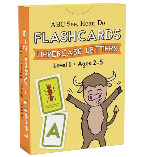ABC See, Hear, Do: Level 1 - Memory Flashcards Uppercase Letters