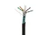 Cat6 Bulk Ethernet Cable, Shielded, Solid, CMX, Spool, 1000 ft, 600 Mhz, Black